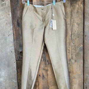 Michael Kors, skinny straight gold pants. NWT